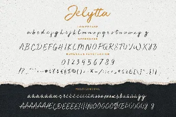 Jelytta font