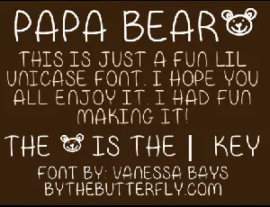 Papa Bear font