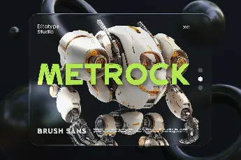 Metrock font