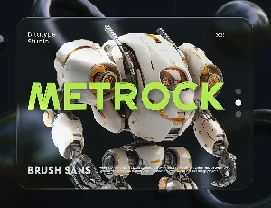 Metrock font