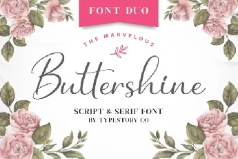 Buttershine Duo font