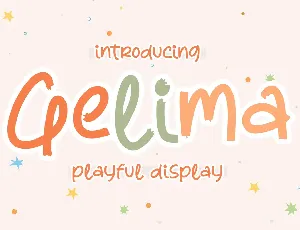 Gelima font