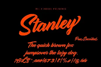 Stanley font