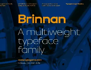 Brinnan font