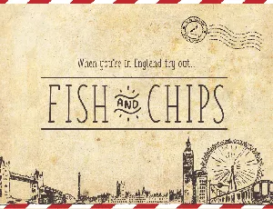 Fish&Chips font