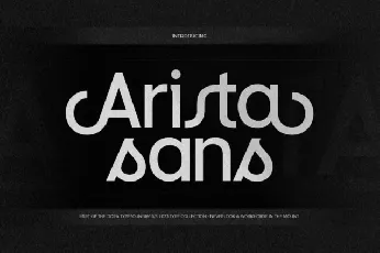 Arista Sans font