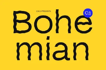 CS Bohemian font