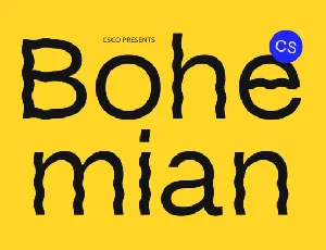 CS Bohemian font