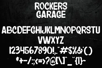 Rockers Garage font