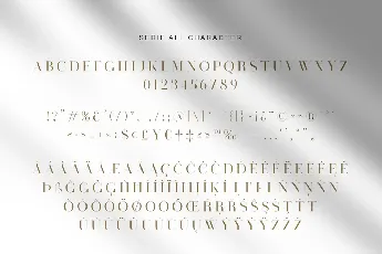 Visual Hollow Duo font