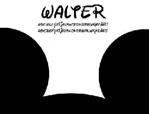 Walter font