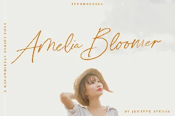 Amelia_Bloomer font