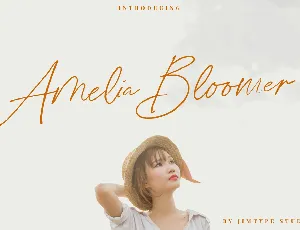 Amelia_Bloomer font