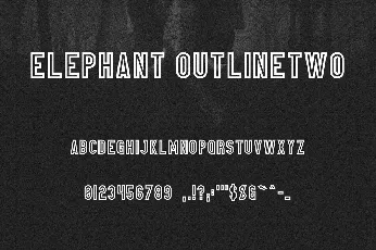 Elephant font