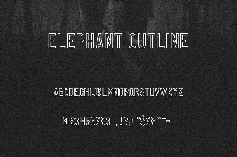 Elephant font