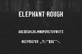 Elephant font