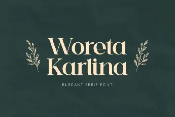 Woreta Karlina font