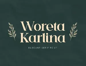 Woreta Karlina font