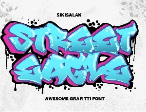 Street Eagle Graffiti font