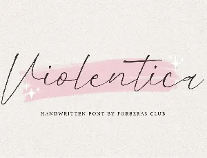 Violentica font