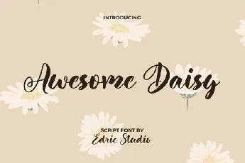 Awesome Daisy font