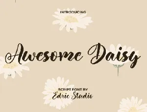 Awesome Daisy font