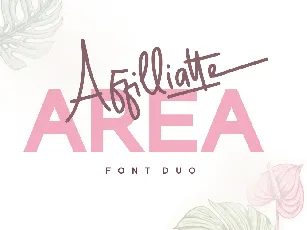 Affilliatte font