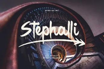 Stephalli font