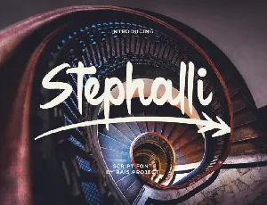 Stephalli font