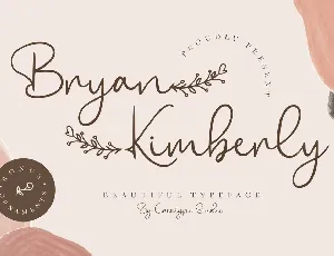 Bryan Kimberly font