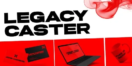 Legacy Caster font