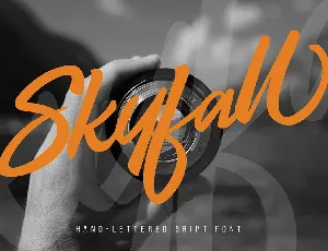 Skyfall font