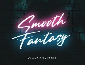 Smooth Fantasy Handwritten Script font