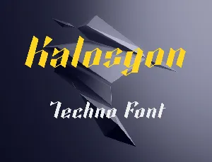 Kalosgon font