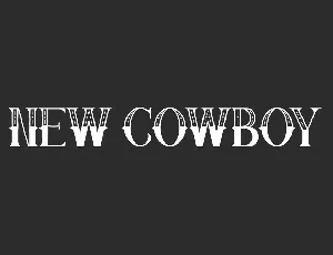 New Cowboy Demo font