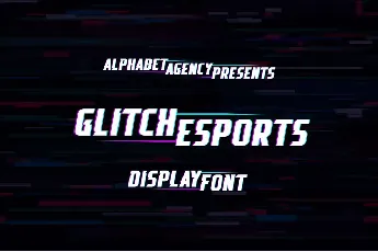 GLITCH ESPORTS DEMO font