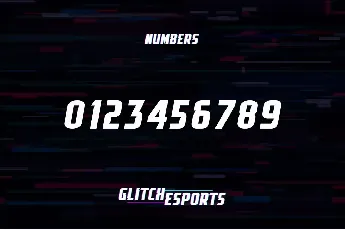 GLITCH ESPORTS DEMO font