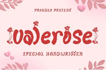 Valerose font