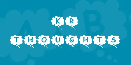 KR Thoughts font