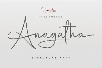 Anagatha font