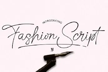 Fashion Script Typeface font