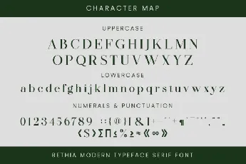 Bethia font