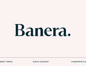 Banera font