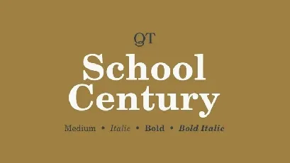 School Century Serif font