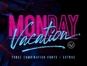 Monday Vacation Duo font