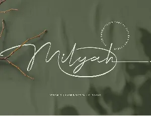 Milyah font