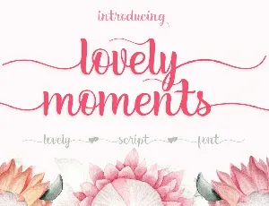 Lovely Moments font