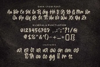 Dark font