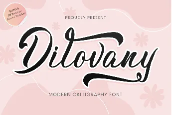 Dilovany font