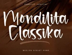 Mondilita Classika font